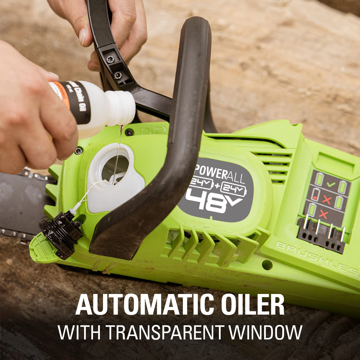 48V 16 in Cordless Electric Chainsaw P538