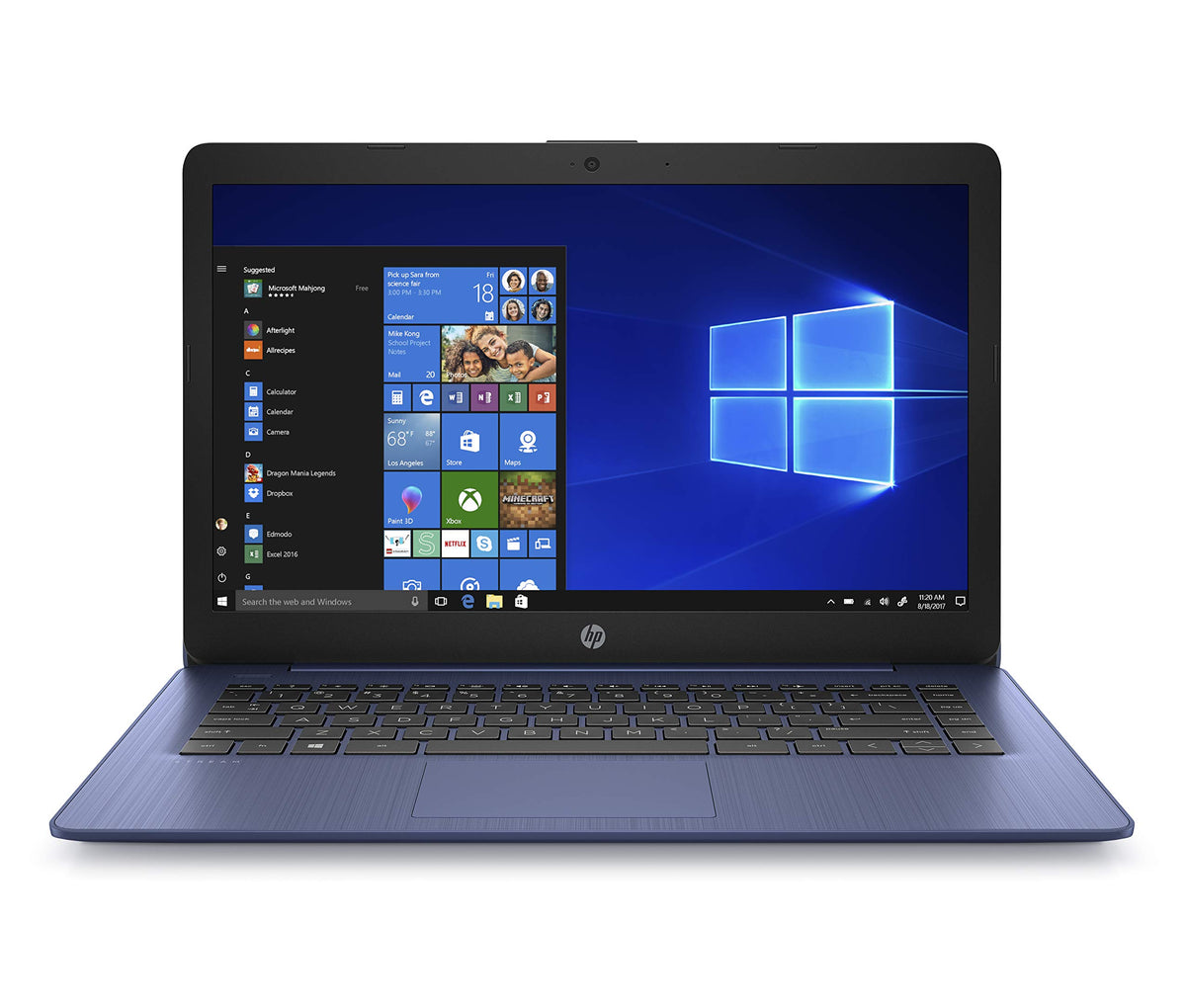 14-inch Laptop, Intel Celeron N4000, 4 GB RAM, 32 GB eMMC, Royal Blue Z486995