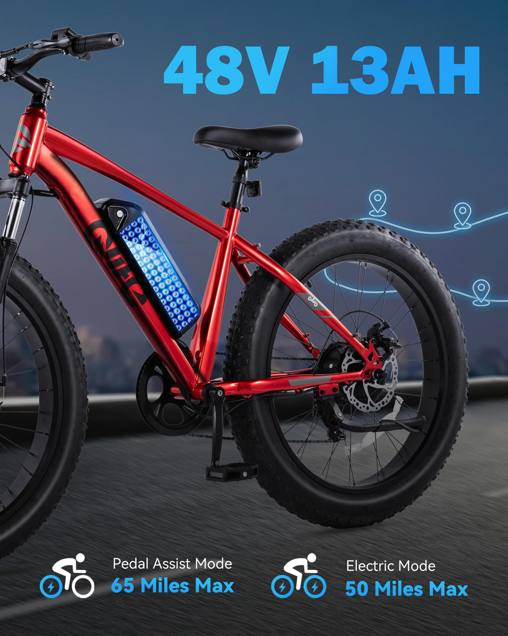 Electric Bike for Adults 1800W 48V 20AH Z10286