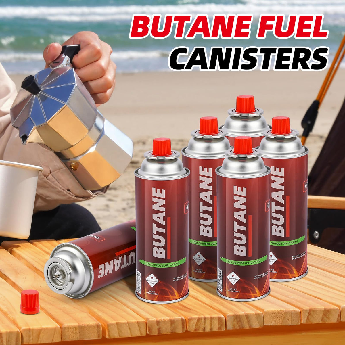 Butane 8 Ounce Canister 24 Pack P82563
