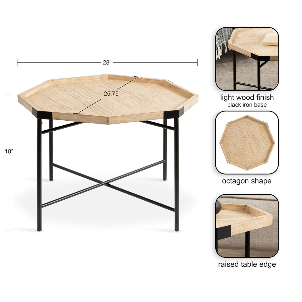 Two-Tone Octagon Coffee Table K95186