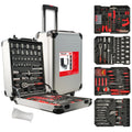 515 Pcs Household Tool Kit Aluminum Trolley Case E80422