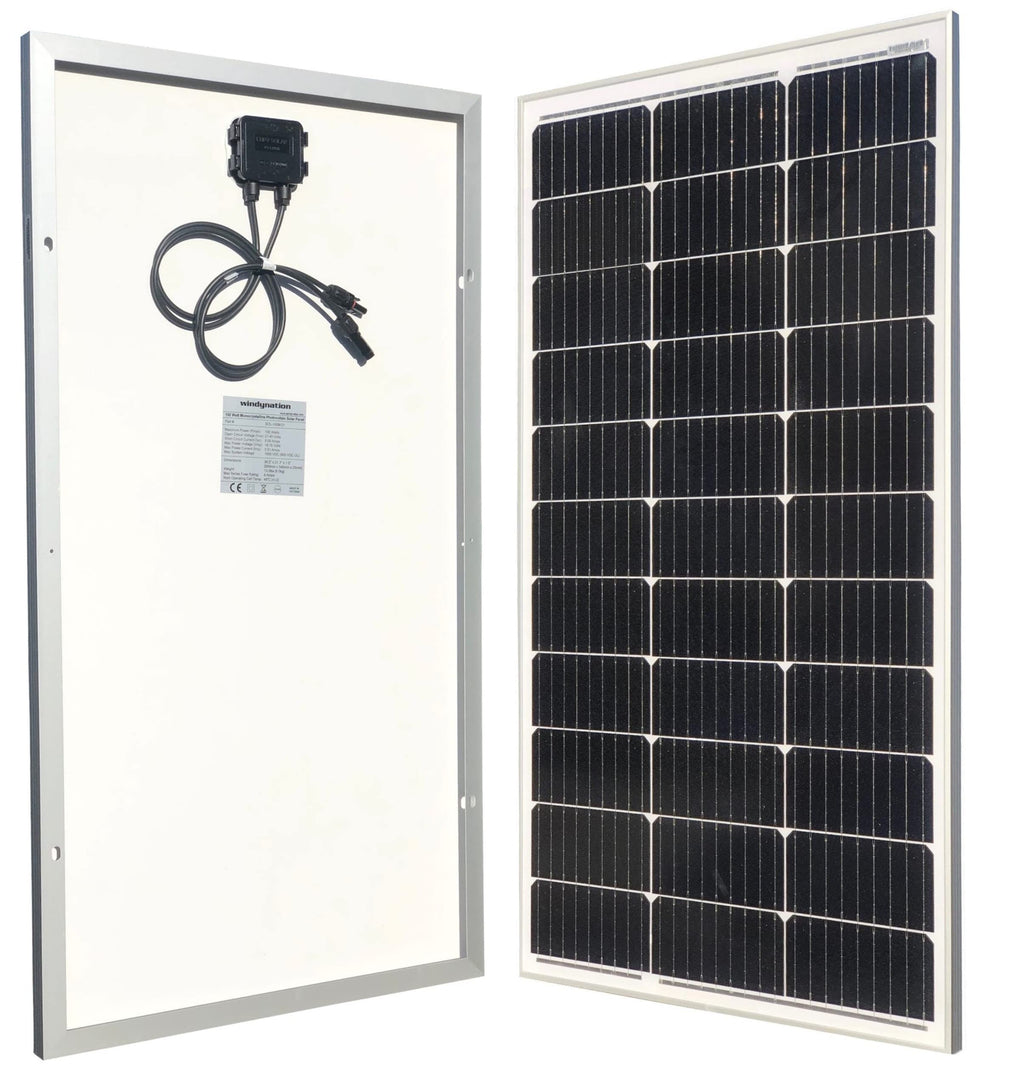 300 Watt Monocrystalline Solar Panel Kit with 1500W Power Inverter and 200ah AGM Battery M341