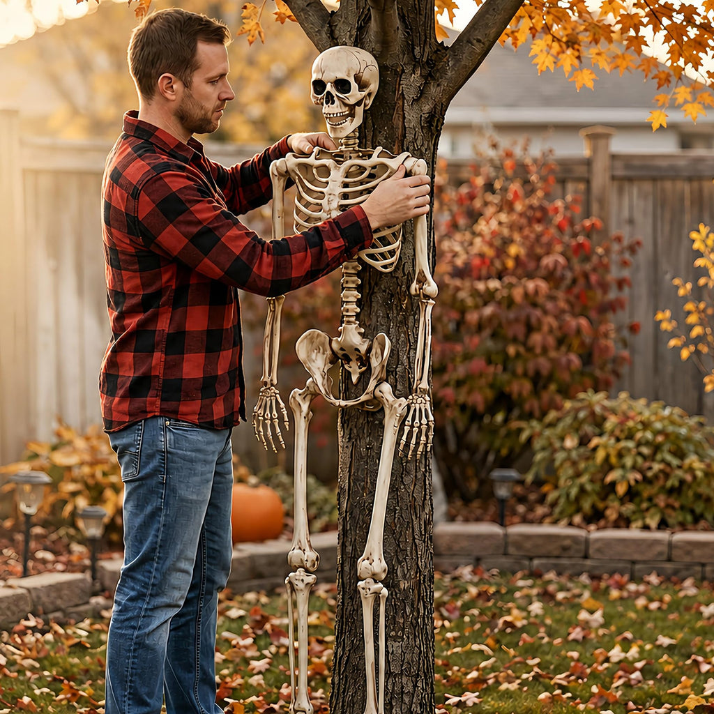 5.4 Ft Life Size Posable Skeleton S43533