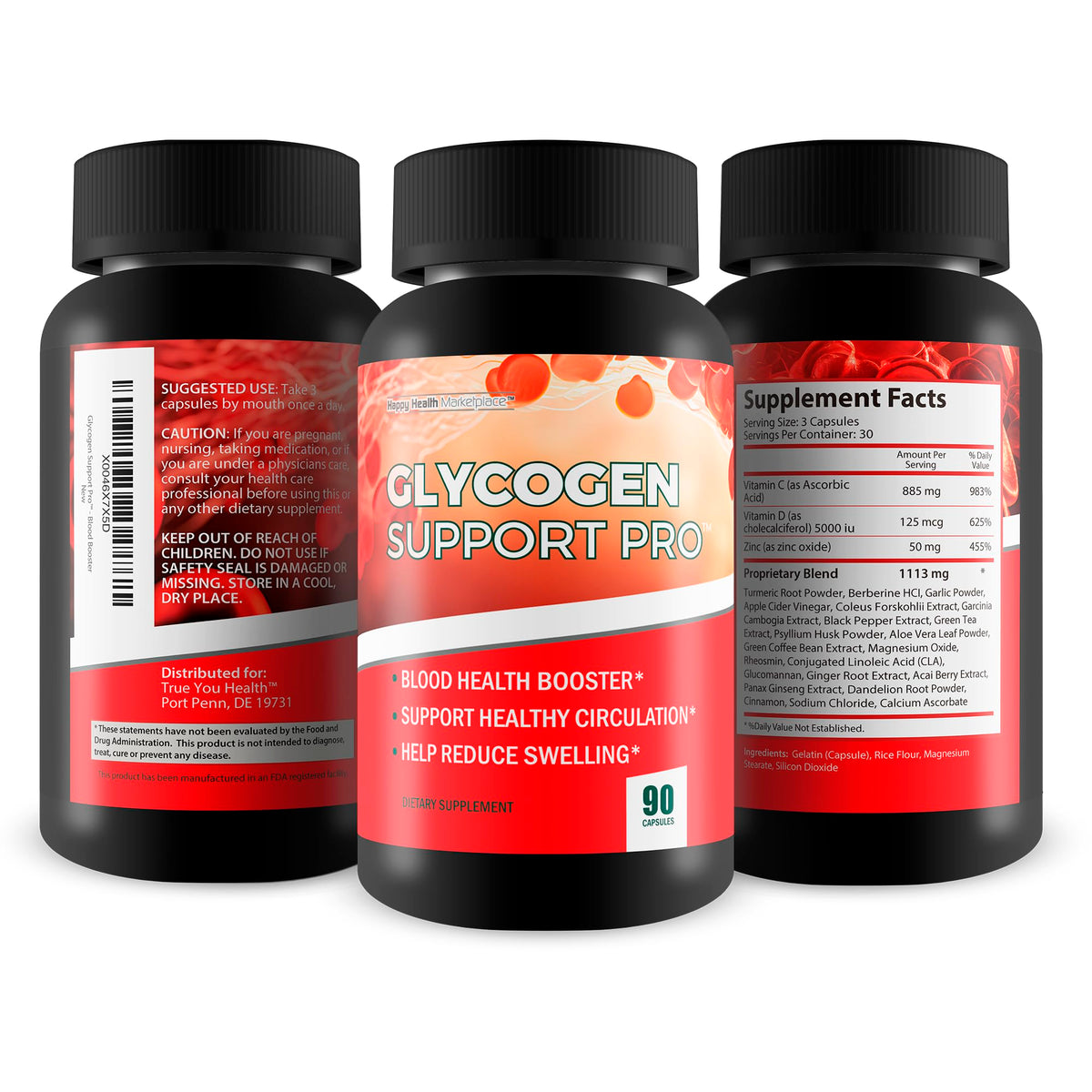Blood Health Supplements with Magnesium Turmeric Vitamin D Vitamin C Zinc Q28677