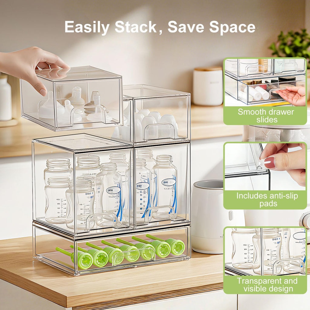 Acrylic Stackable Bottle Storage Organizer P297