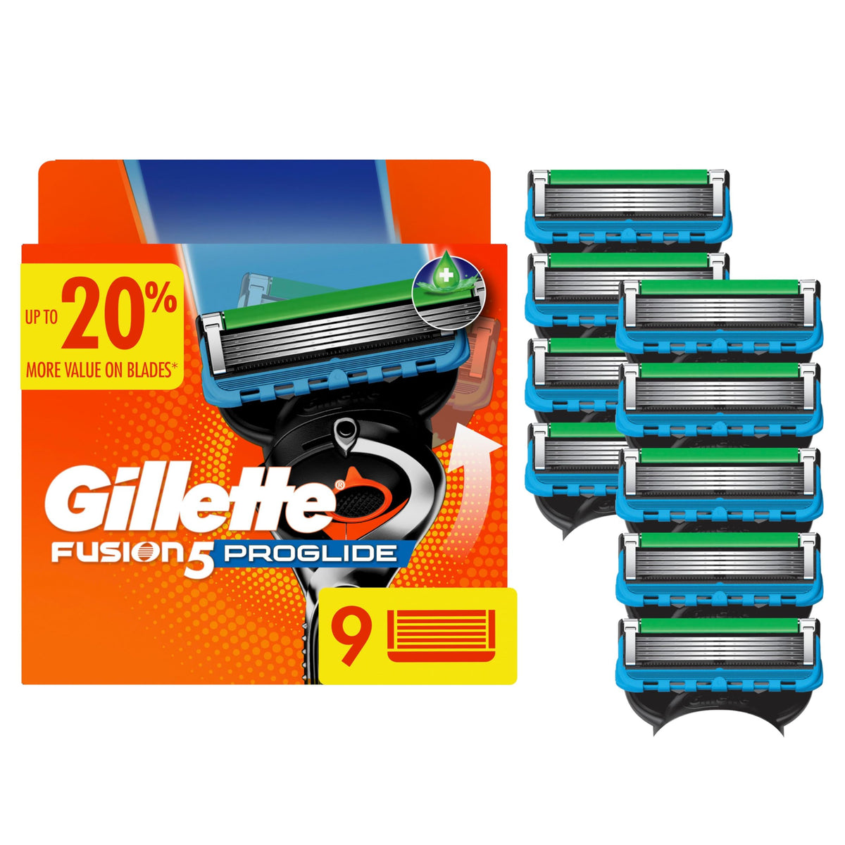 5-Blade Razor Refills, 9 Count R5041