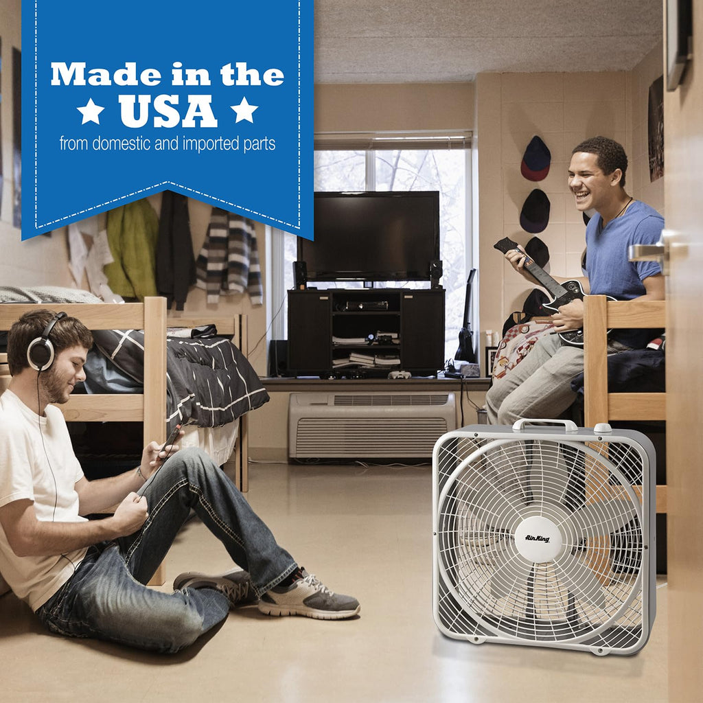 20-Inch 3-Speed Box Fan, White A785418
