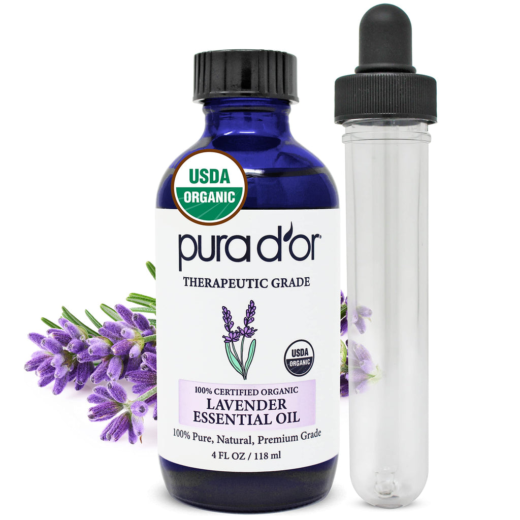 Organic Lavender & Peppermint Essential Oils 4oz L1828