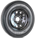 Trailer Tire Rim Assembly 5.30-12 5 Lug Black Wheel O216