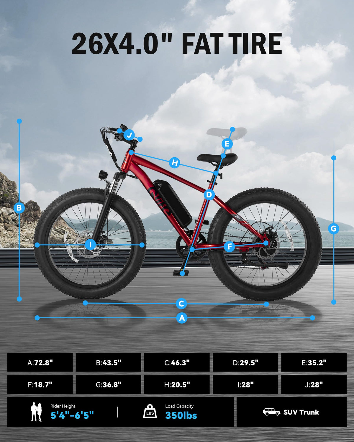 Electric Bike for Adults 1800W 48V 20AH Z10286