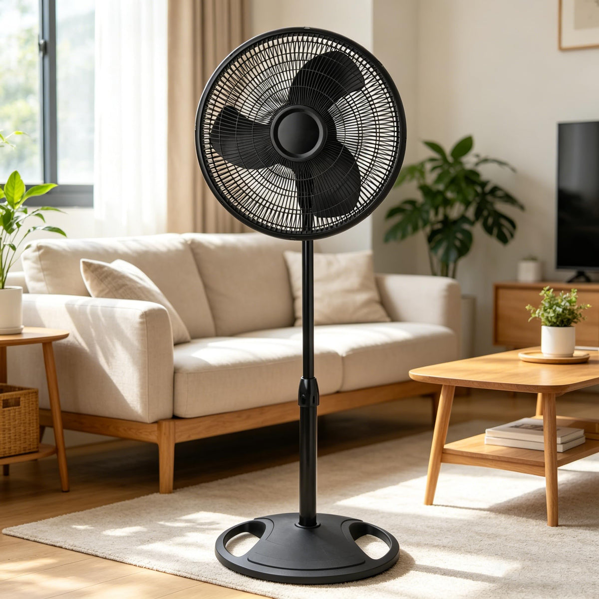 16" Oscillating Adjustable Pedestal Fan I136007
