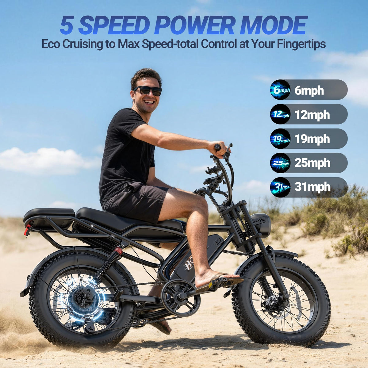 1500W 20" Fat Tire Electric Bike with 48V 20Ah Battery Z320
