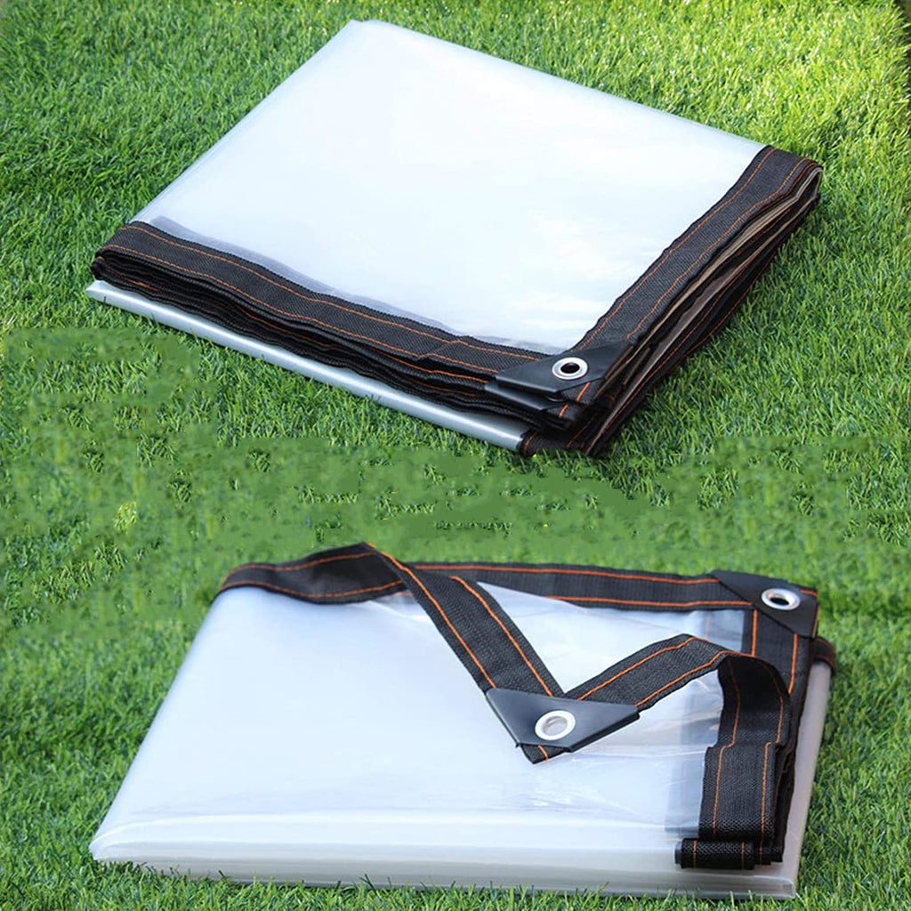 Heavy Duty Waterproof Clear 3x3ft Poly Tarp with Grommets S54256