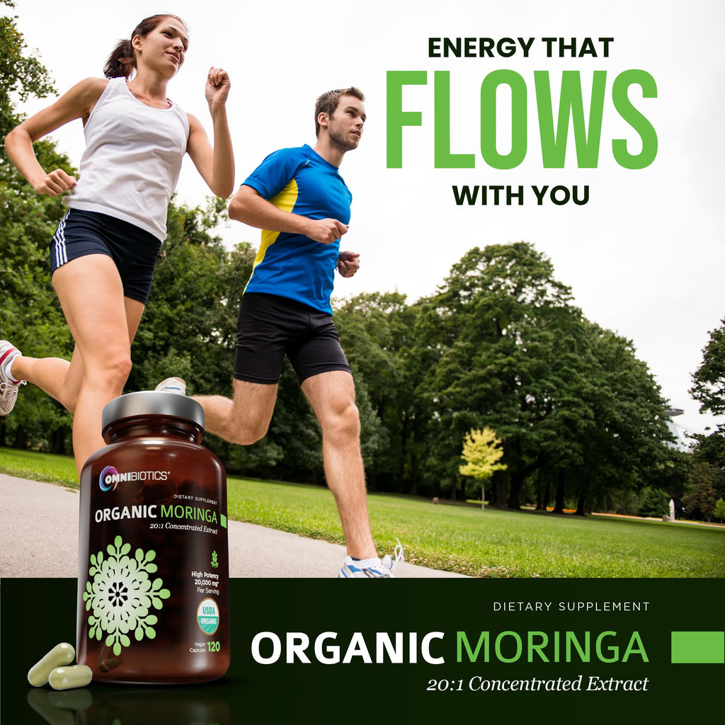 Organic Moringa 1000mg 120 Vegan Capsules N44160