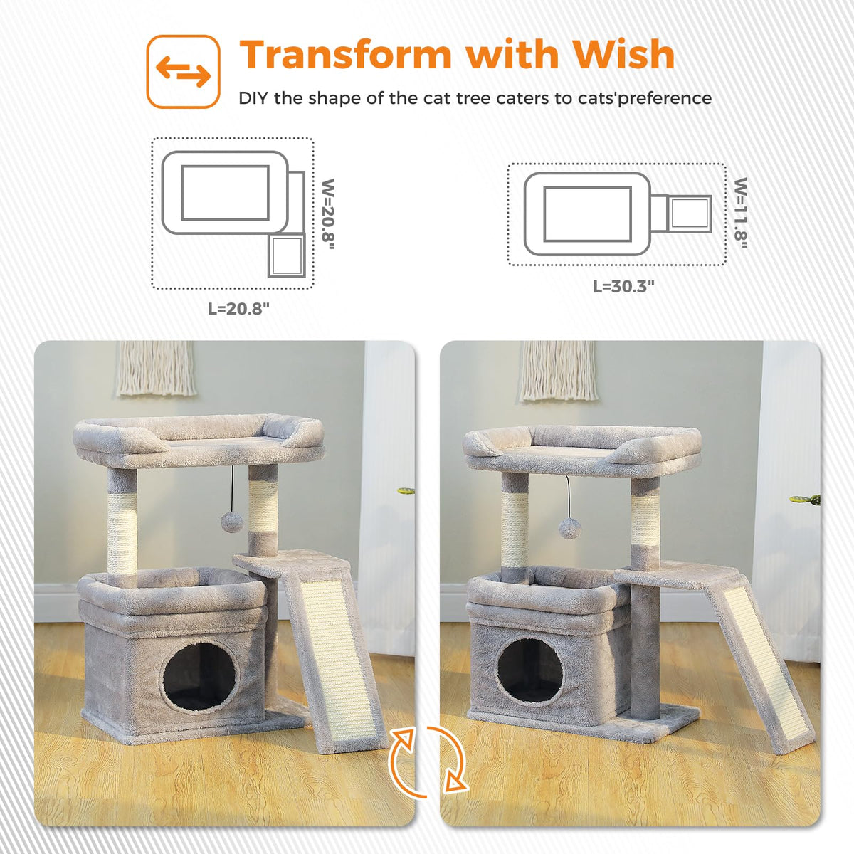 Gray Cat Tree O313282