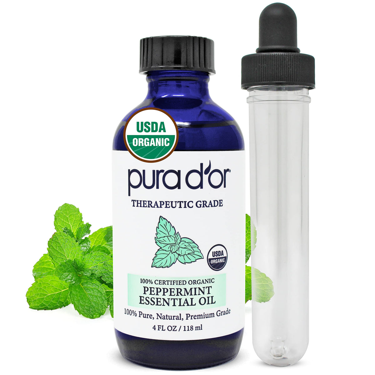 Organic Lavender & Peppermint Essential Oils 4oz L1828