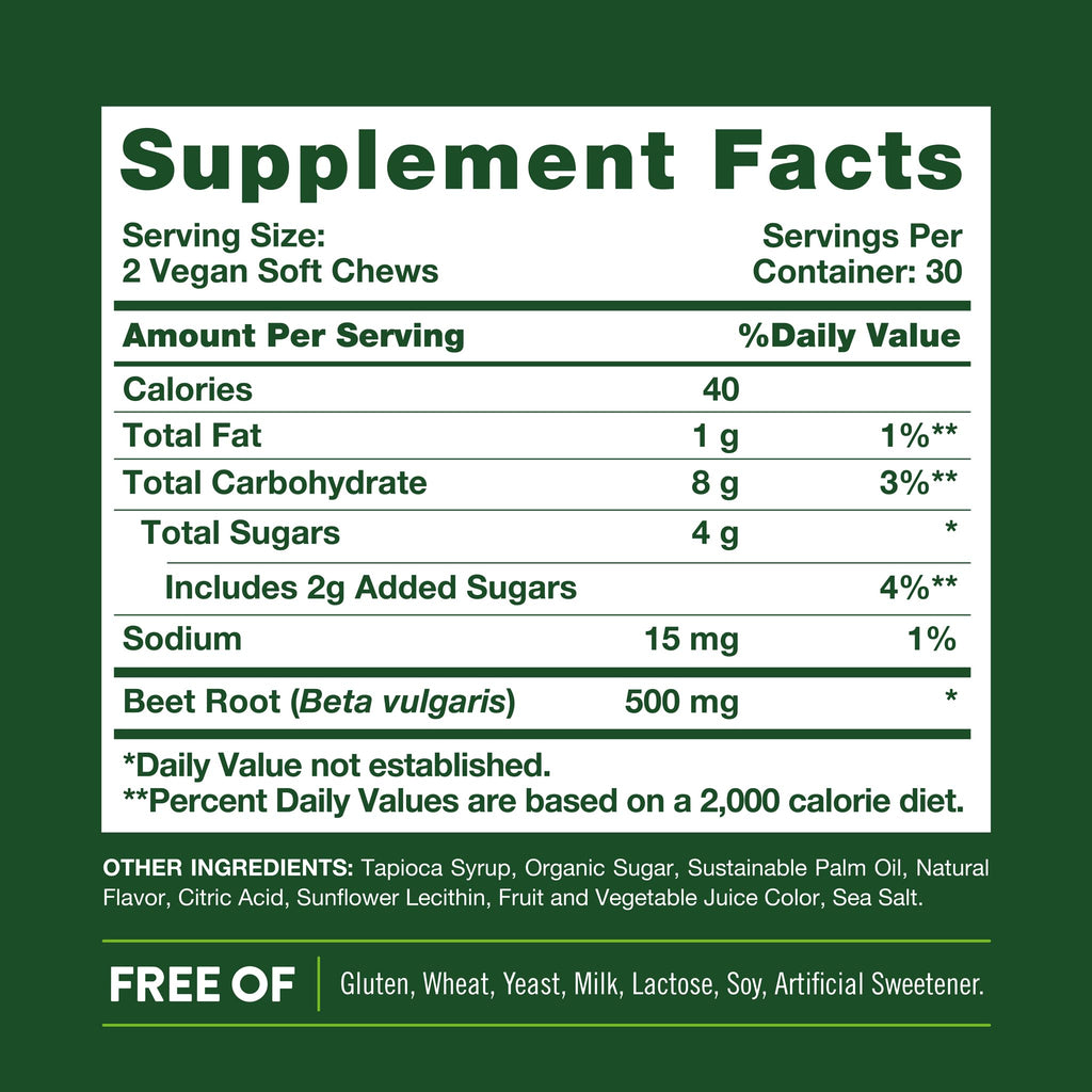 Beet Root Chews X826048
