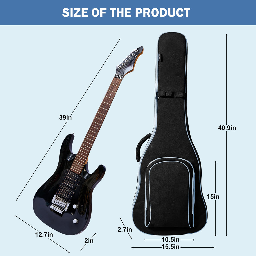 40 Inch 7mm Padded Waterproof Electric Guitar Gig Bag G695