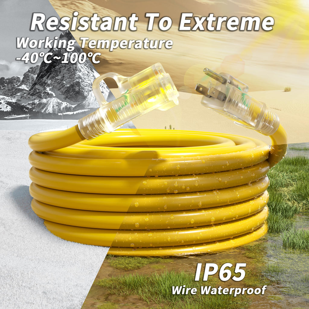 14/3 AWG 100 FT Heavy Duty Extension Cord N8771