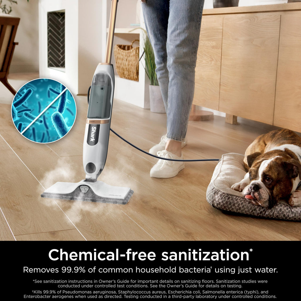 Steam Mop with 3 Steam Modes, 2 Washable Pads H9944