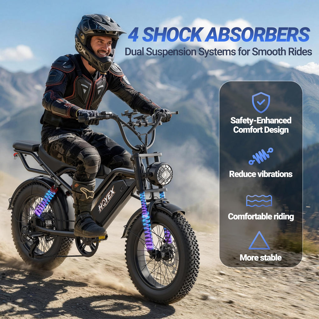 1500W 20" Fat Tire Electric Bike with 48V 20Ah Battery Z320