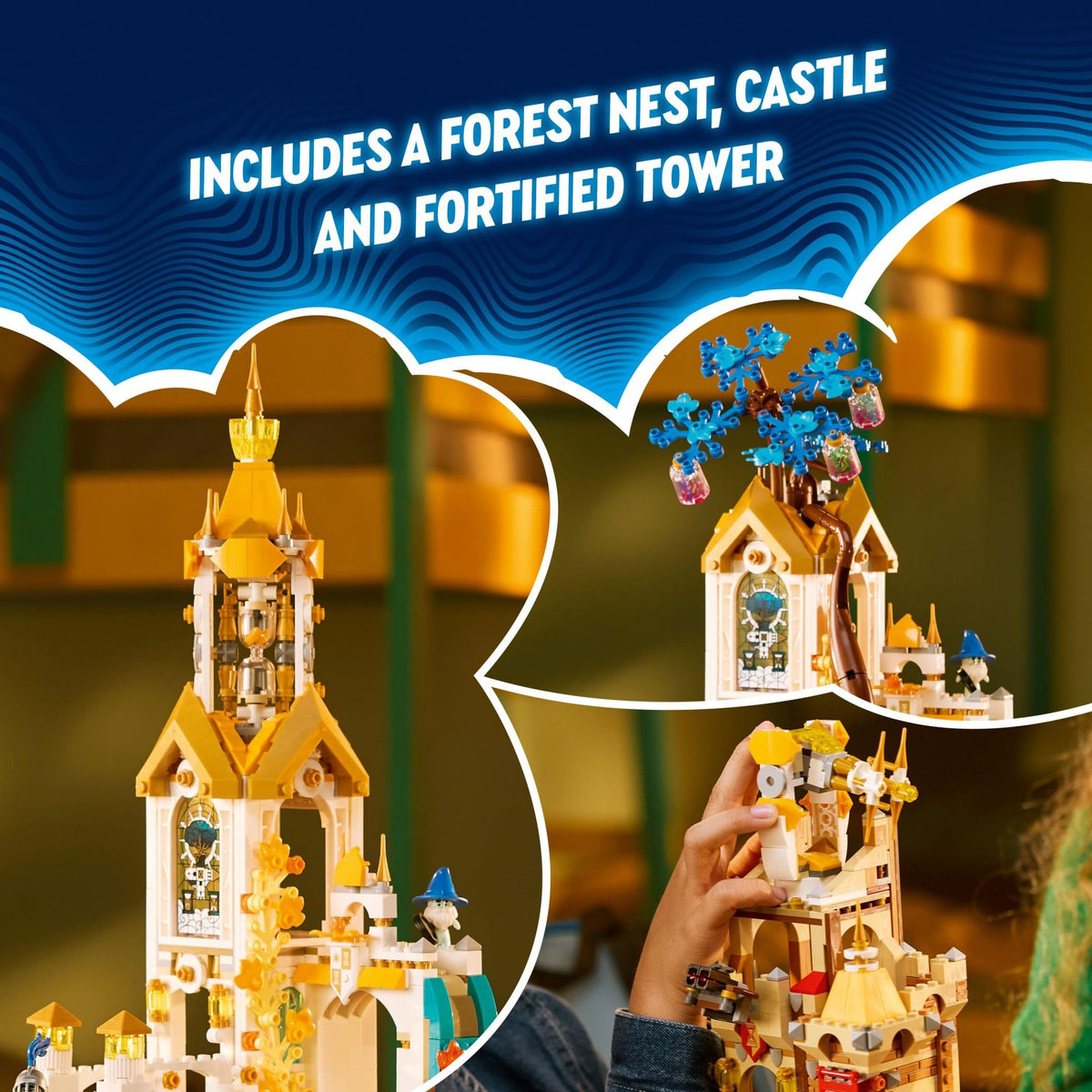 Castle Building Toy with 6 Minifigures C111844