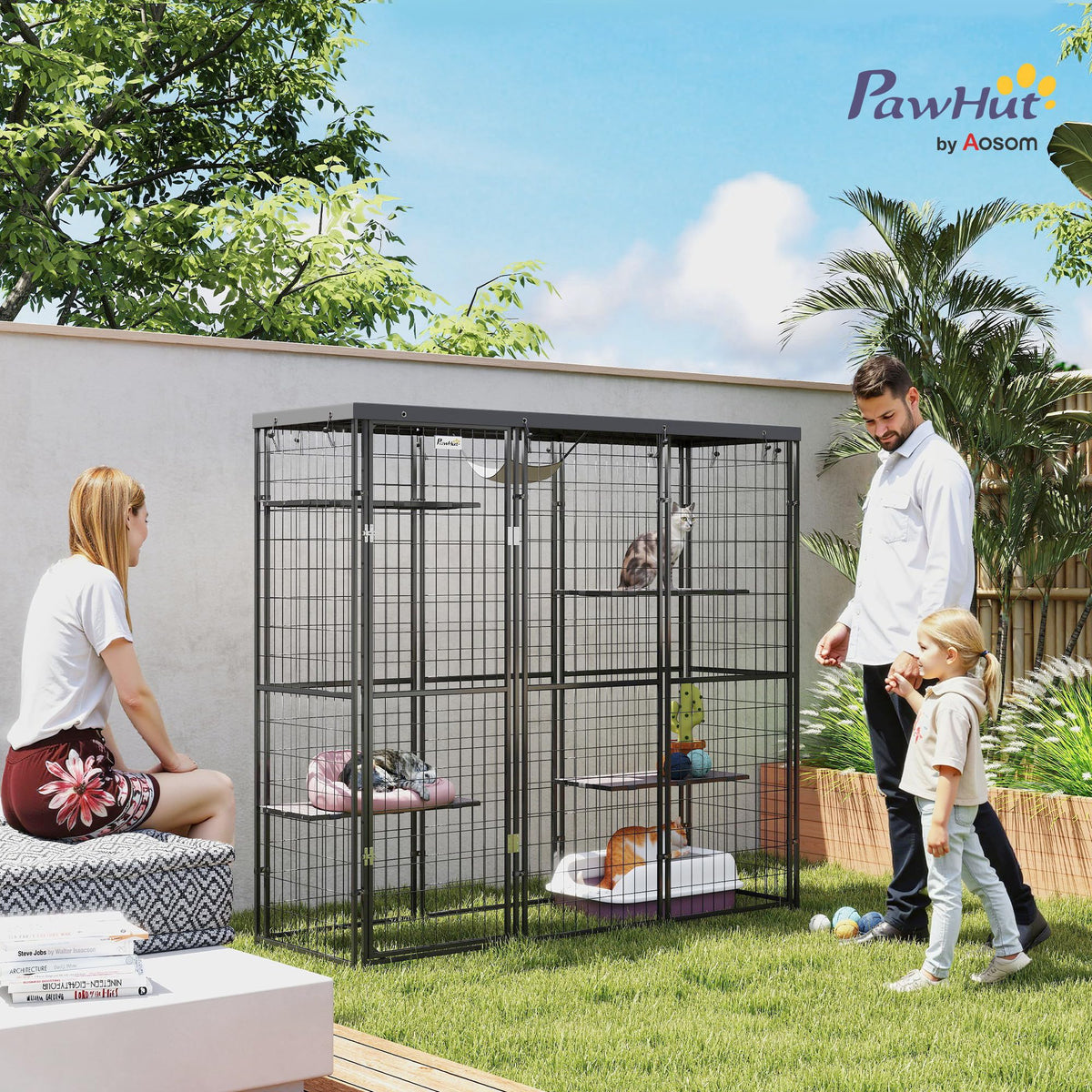 4-Level 69" Large Catio D185510