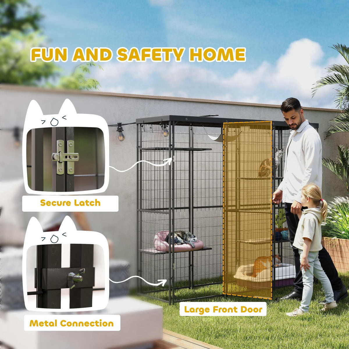 4-Level 69" Large Catio D185510