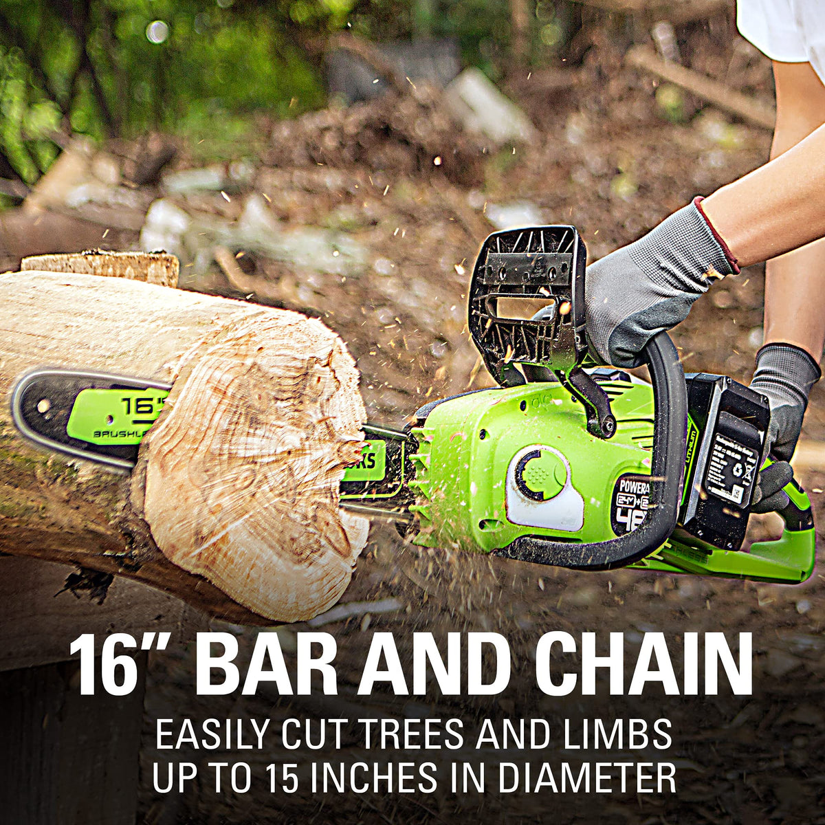 48V 16 in Cordless Electric Chainsaw P538