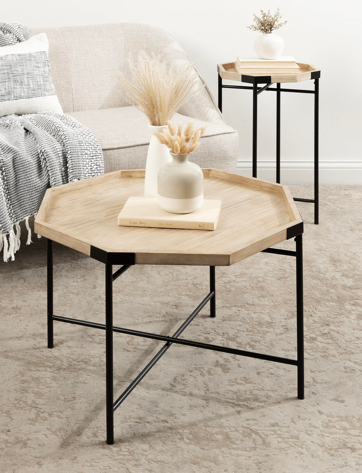 Two-Tone Octagon Coffee Table K95186