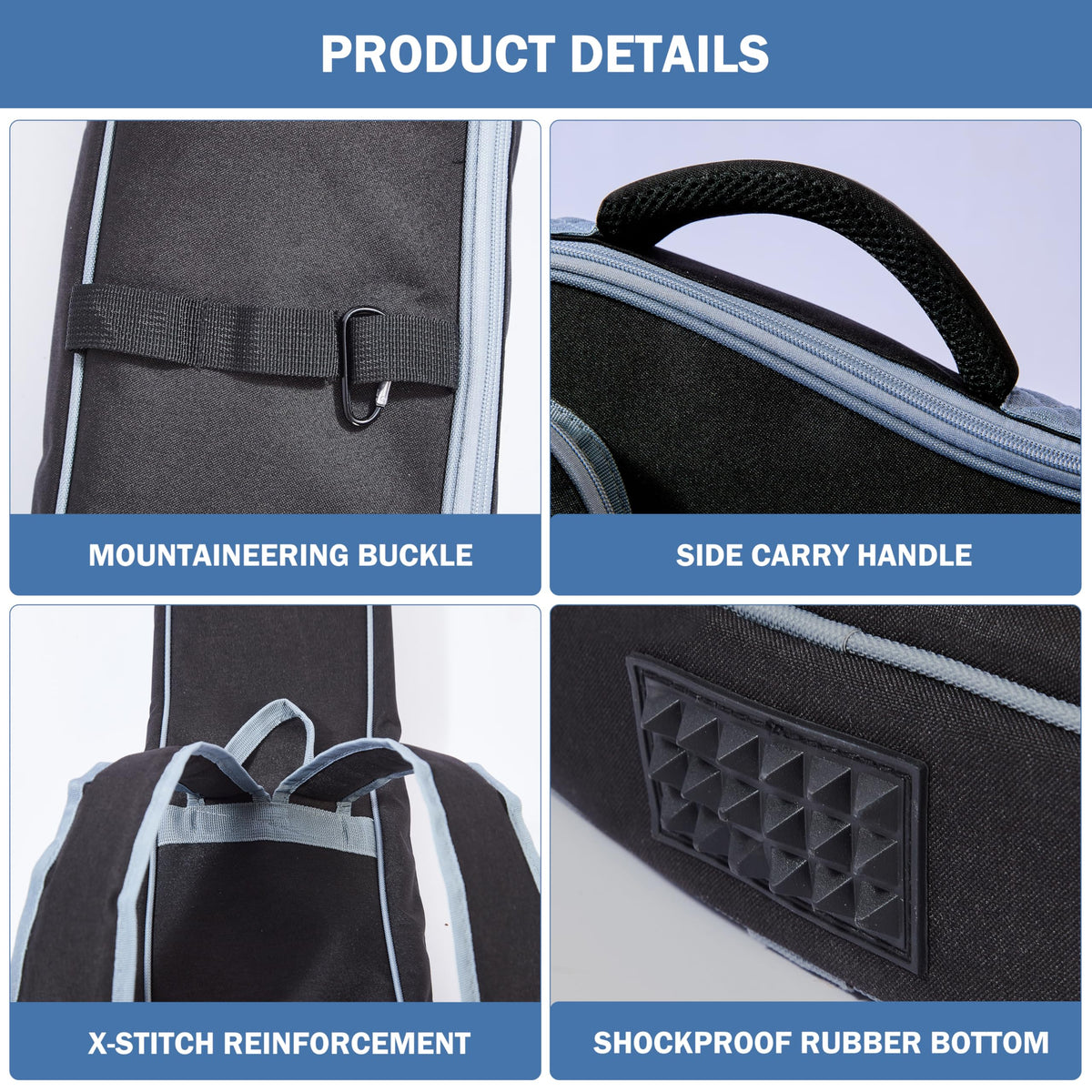 40 Inch 7mm Padded Waterproof Electric Guitar Gig Bag G695