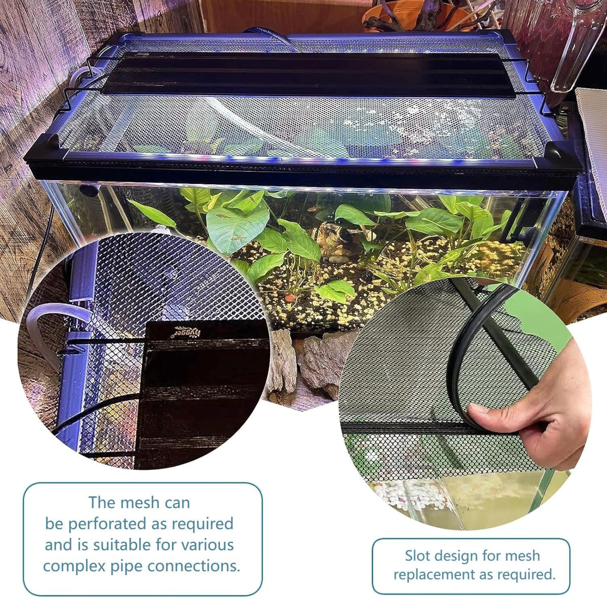 Magnetic Fish Tank Lid Cover W796